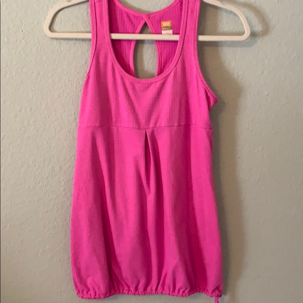 Hot Pink Workout Tank by Lucy